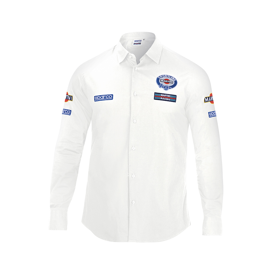 Sparco Martini Racing Hemd Wit
