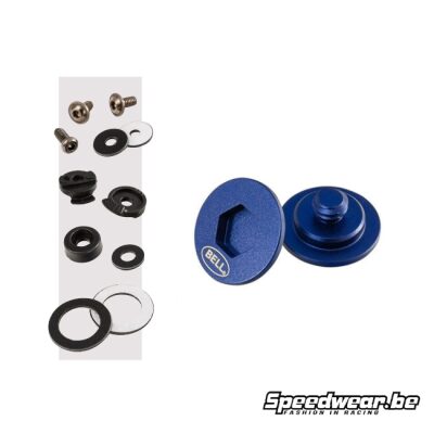 Bell Helmet Pivot &amp; Screw Kit SV BLAUW