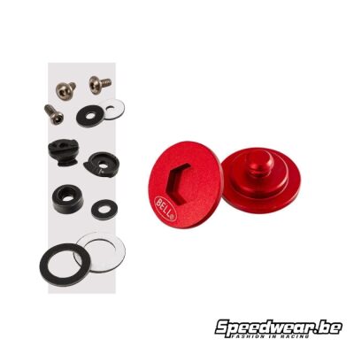 Bell Helmet Pivot &amp; Screw Kit SV ROOD