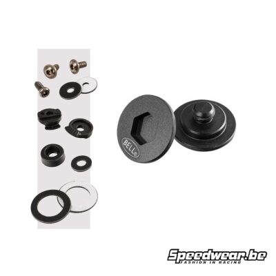 Bell Helmet Pivot &amp; Screw Kit SV ZWART