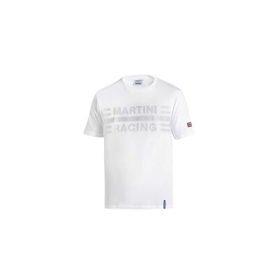 Sparco T-Shirt Big Logo Martini-R Wit