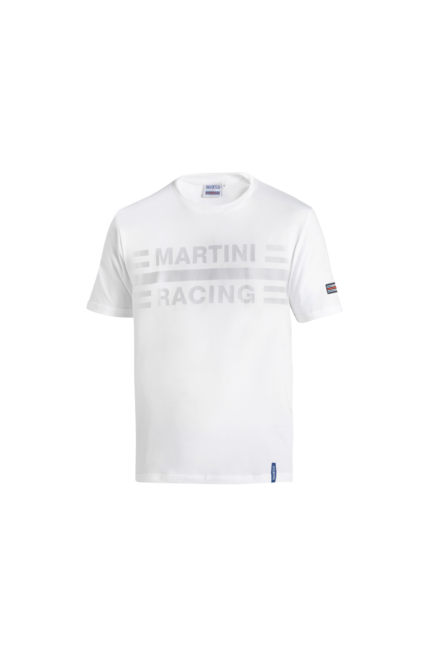 Sparco T-Shirt Big Logo Martini-R Wit