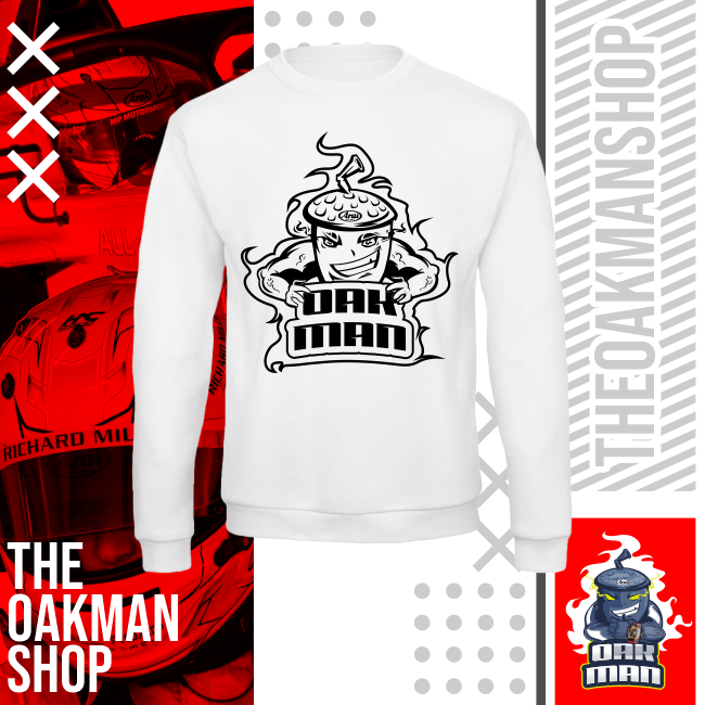 Oakman CARTOON Sweatshirt Zwart