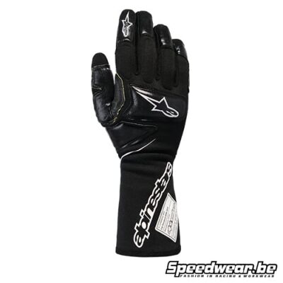 Alpinestars Pitcrew Gloves Tech M ZWART – FIA Approved