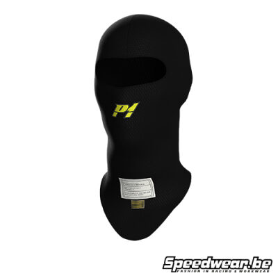 P1 Advanced Racewear X-Flow Helmmuts â FIA-gekeurd â Zwart