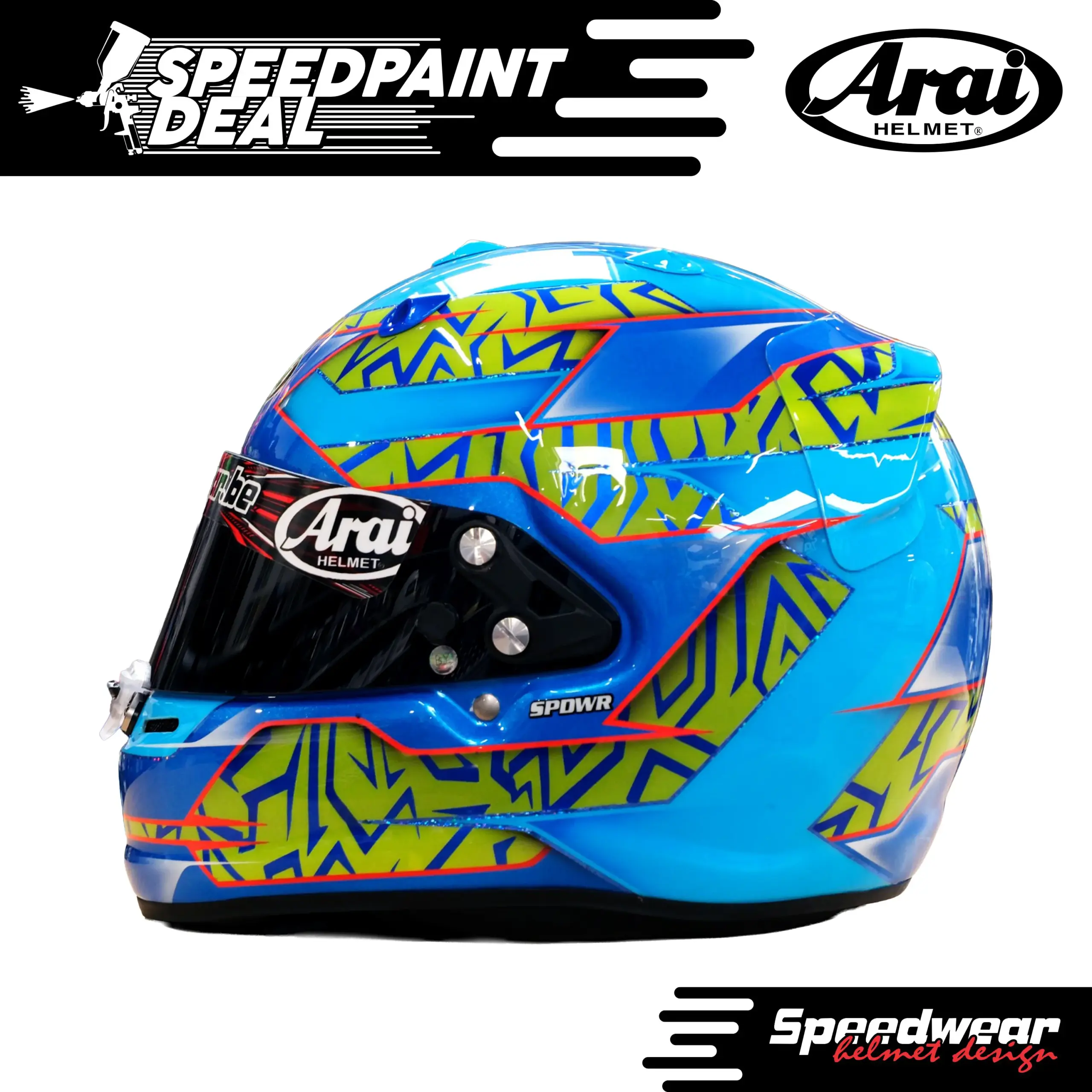 SpeedPaint Design #11 Arai SKV-R - Afbeelding 2