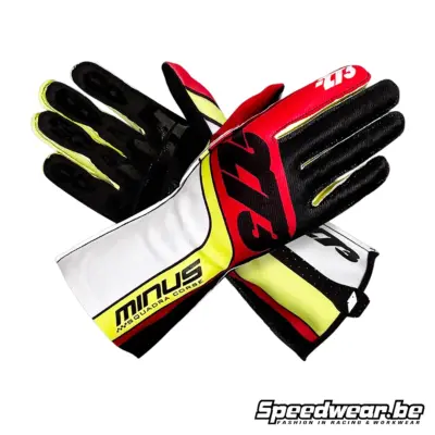 Minus 273 Kart Handschoen GPR EVO Rood Zwart Fluogeel