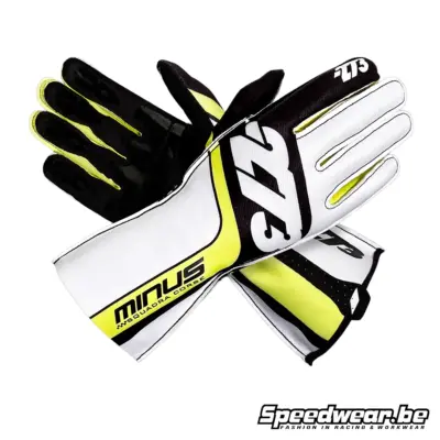 Minus 273 Karting Handschoen GPR EVO Zwart Wit Fluo Geel